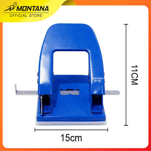 MONTANA Punch Pembolong Kertas Maksimum A4 15 x 11 cm Paper Hole Puncher With Lock HP-85