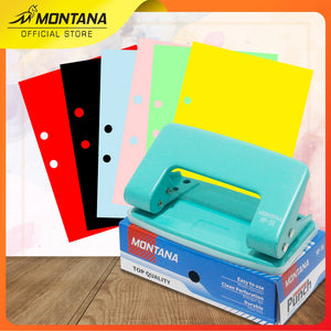 MONTANA Punch Pembolong Kertas Maksimum A4 Paper Hole Puncher With Lock HP-30