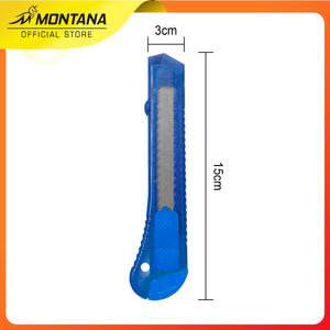 MONTANA Cutter Pisau Pemotong 15 x 3 cm Blade Knife Serbaguna CT-700/Retail