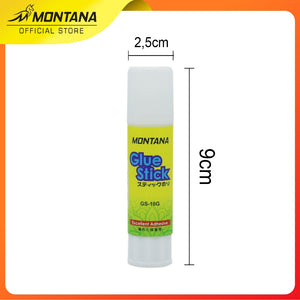 MONTANA Glue Stick Lem Batang 10g 24 Pcs Strong Adhesive Perekat Serbaguna GS-10/Box