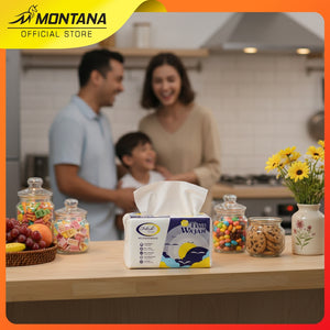 MONTANA Felish Facial Tissue 200 Sheet 2 Ply Tisu Serbaguna Pop Up