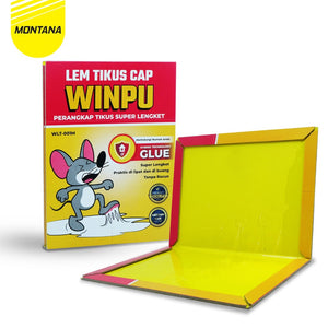 MONTANA X WINPU Lem Perangkap Tikus Single Pack Super Lengket Rat Glue Tidak Beracun