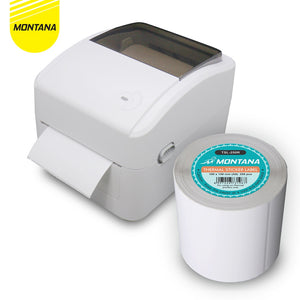 MONTANA Thermal Paper 100 x 150 mm Roll Label Barcode A6/250 Pcs TSL-250R