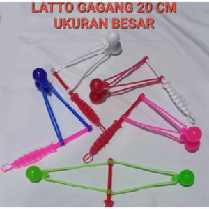 MONTANA Mainan Jadul Latto Latto Diameter 4 cm Gagang Besar Etek Etek Children Toys Edukasi Anak