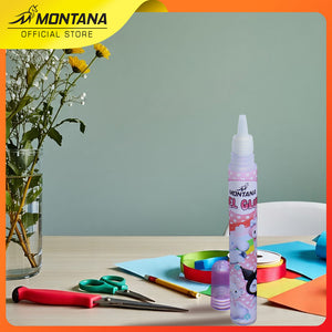 MONTANA Gel Glue 15ml Water Glue Karakter Lem Kertas Fancy Renteng 12Pcs copy
