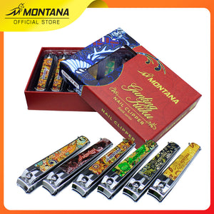 MONTANA Gunting Kuku Besar Stainless Steel Nail Clipper Perawatan Tangan TNC-77 BT Batik Series