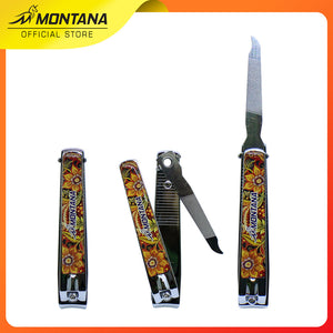 MONTANA Gunting Kuku Besar Stainless Steel Nail Clipper Perawatan Tangan TNC-77 BT Batik Series