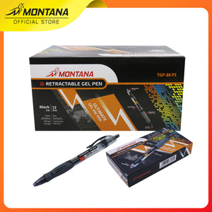 MONTANA Ultimate Gel Ink Pen Ballpoint 0.5 mm Retractable Pulpen Tulis