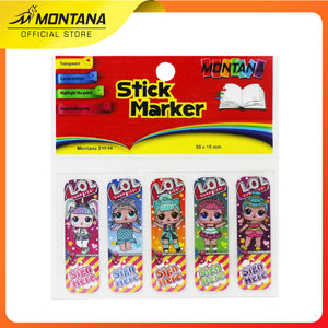 MONTANA Sticky Note Kertas Memo Tempel Hologram Stick Marker Motif Random 211H