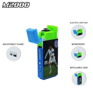 MONTANA X M2000 Korek Api Bara Gas Lighter 7.1 x 3 cm Windproof Refillable PR-9222AG/Retail