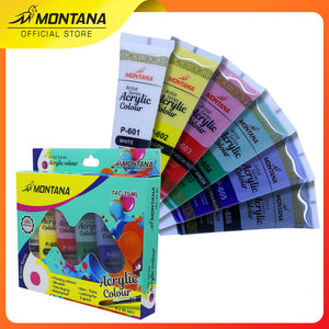 MONTANA Cat Akrilic Akrylic Color Set 6 Warna TAC-35ML