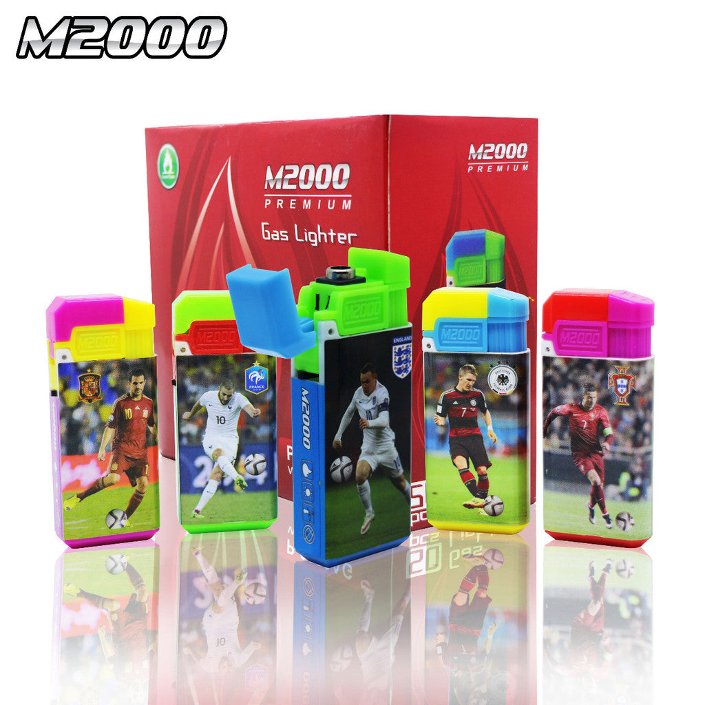 MONTANA X M2000 Korek Api Bara Gas Lighter 7.1 x 3 cm Windproof Refillable PR-9222AG/Retail