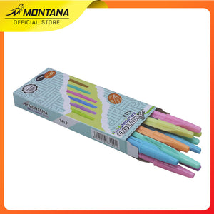 MONTANA Pulpen Pena 0.7mm Fine tip Ballpoint Pen Tinta Pekat dan Tahan Lama 141-P