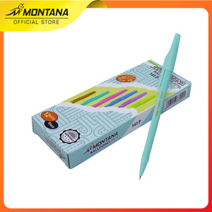 MONTANA Pulpen Pena 0.7mm Fine tip Ballpoint Pen Tinta Pekat dan Tahan Lama 141-P
