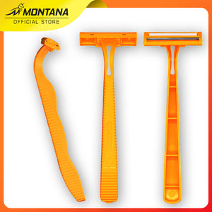 MONTANA Razor Blades Stainless Alat Cukur 2 Mata Pisau Gold Edition 118m Perfection Shaving TRZ-2W