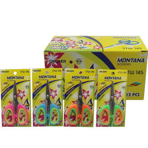 MONTANA Scissors Gunting Stainless Steel 11.4 Cm Multipurpose Kuat Tajam Anti Karat STW-145/Lusin