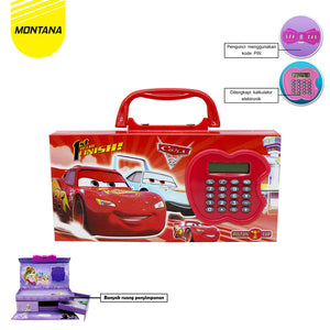 MONTANA Kotak Pensil 19x10x7 Cm Pencil Case Study Set Tempat Alat Tulis 218