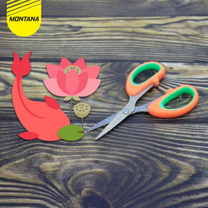MONTANA Scissors Gunting Stainless Steel 4.5 Inch Multipurpose Kuat Tajam Anti Karat STW-145/Retail