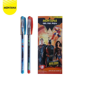MONTANA Bundling Pulpen Pena Ballpoint 0.5mm 1 Lusin Free Gel Pen Refill 410-C + GPR11 Random