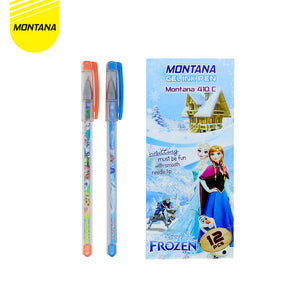 MONTANA Bundling Pulpen Pena Ballpoint 0.5mm 1 Lusin Free Gel Pen Refill 410-C + GPR11 Random