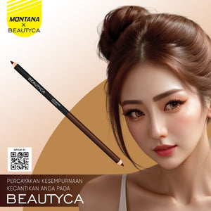 MONTANA X BEAUTYCA Pensil Alis 2.5g Eyebrow Pencil Texture Creamy Tahan Lama
