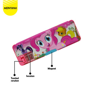 MONTANA Kotak Pensil 22x8x4 Cm Pencil Case Study Set Tempat Alat Tulis 318