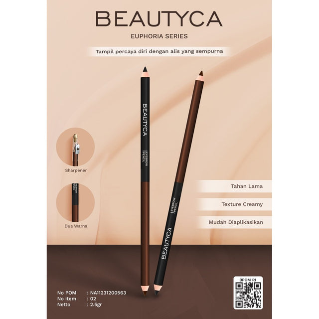 MONTANA X BEAUTYCA Pensil Alis 2.5g Eyebrow Pencil Texture Creamy Tahan Lama