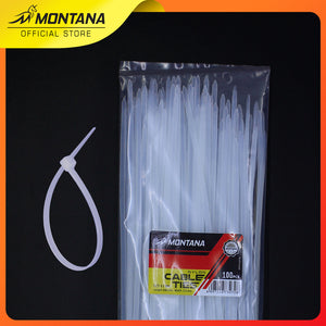 MONTANA Cable Ties Nylon Kabel Tis Pengikat 100Pcs TCT-11WH