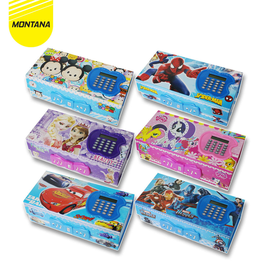 MONTANA Kotak Pensil 19x10x7 Cm Pencil Case Study Set Tempat Alat Tulis 218