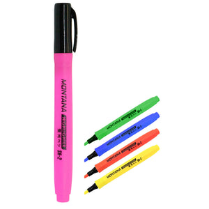 MONTANA Bundling Paket Kantoran Gunting + Highlighter + Tip-X+ Ballpoint + Clip