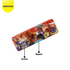 MONTANA Kotak Pensil 22x8x4 Cm Pencil Case Study Set Tempat Alat Tulis 528