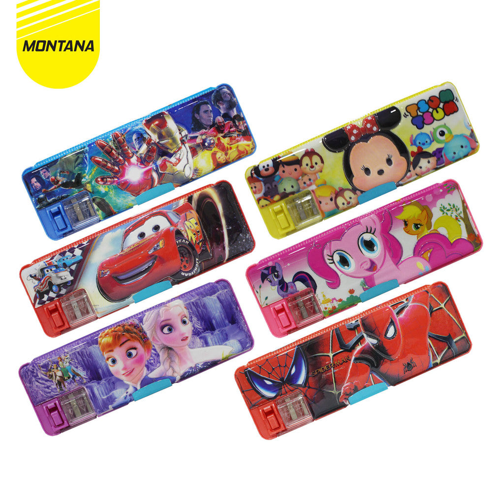 MONTANA Kotak Pensil 22x8x4 Cm Pencil Case Study Set Tempat Alat Tulis 318