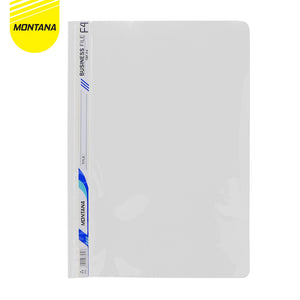 MONTANA File Bisnis Map Plastik F4 Business File Dokumen Folder TBF-F4 White