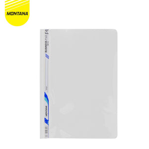 MONTANA File Bisnis Map Plastik F4 Business File Dokumen Folder TBF-F4 White