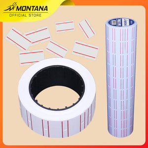 MONTANA Kertas Label MLB-2W Hand Label Stiker Harga 1Set isi 10 Roll copy