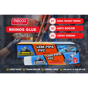 MONTANA Rhinos Lem Pipa Paralon PVC 40 Gram Merekat Dalam Air RPG-01TB