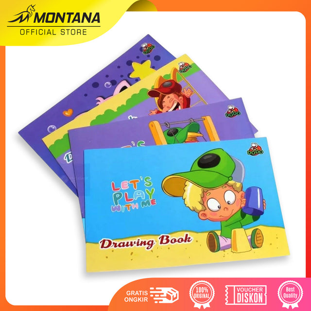 MONTANA X SiDU Drawing Book A4 Buku Gambar Dodo A4 Pack Isi 25Pcs