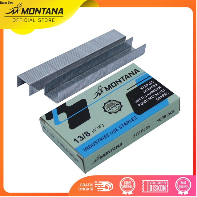 MONTANA Staples Isi Stapler Tembak 45882 Refill Gun Tacker RS-13/8/Retail
