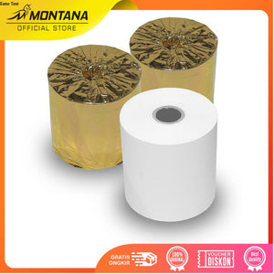 MONTANA Thermal Paper 80 x 80 mm 60 Meter Roll Kertas Struk Kasir TP80X80
