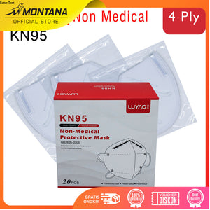 MONTANA Masker KN95 4 Ply 1 Pcs Non Medical Protective Mask
