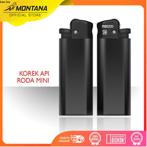 MONTANA Korek Gas Roda 8 x 2 cm Lighter Diposable Modern Contemporary M-08Mini