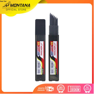 MONTANA Refill Isi Pensil Mekanik 2B 2.0mm Mechanical Pencil Alat Tulis TRP-2B