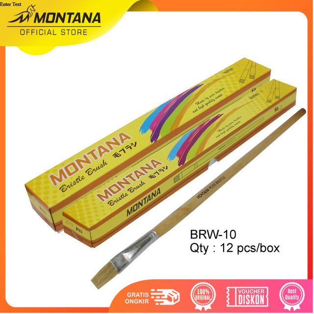 MONTANA Brush Kuas Cat Air Lukis 34 cm Watercolor Brush Acrylic Nylon BRW-10/Box