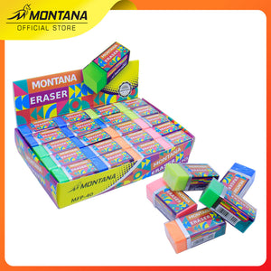 MONTANA Penghapus Pensil 3 x 2 x 1.2 cm Eraser Dust Free MFP-40/Retail
