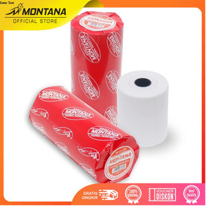 MONTANA Thermal Paper 1 Roll 2 Pcs Kertas Struk Kasir TP57X50