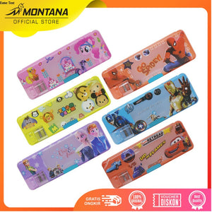 MONTANA Kotak Pensil Pencil Case Study Set Penco 8068