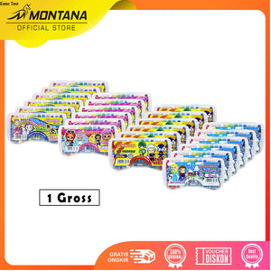 MONTANA Oil Pastel Krayon Minyak 12 Warna Water Resistant Alat Mewarnai TOP-12B 1 Gross
