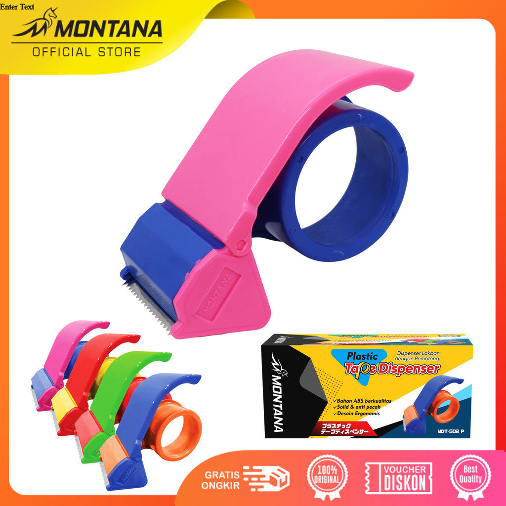 MONTANA Tape Cutter Tape Dispenser Pemotong Pita Perekat MDT-502P