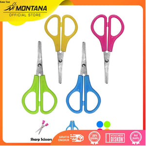 MONTANA Scissors Gunting Stainless Steel 12 Cm Multipurpose Kuat Tajam Anti Karat STC-540/Retail
