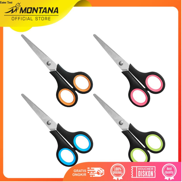 MONTANA Scissors Gunting Stainless Steel 6 Inch Multipurpose Serbaguna STL-560/Retail
